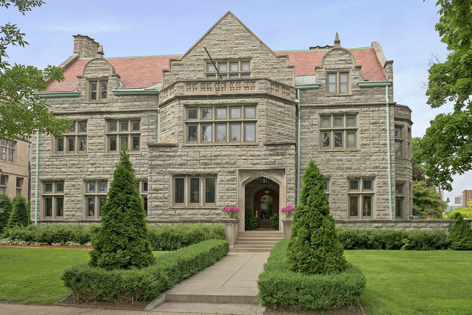 Exterior castle shot of the Pillsbury Castle Project.