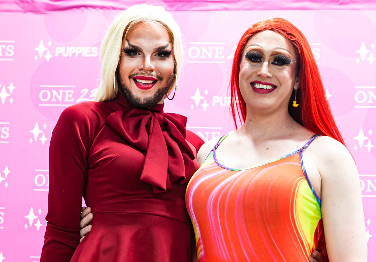 Festival goers at the Valley Wide Pride Festival.