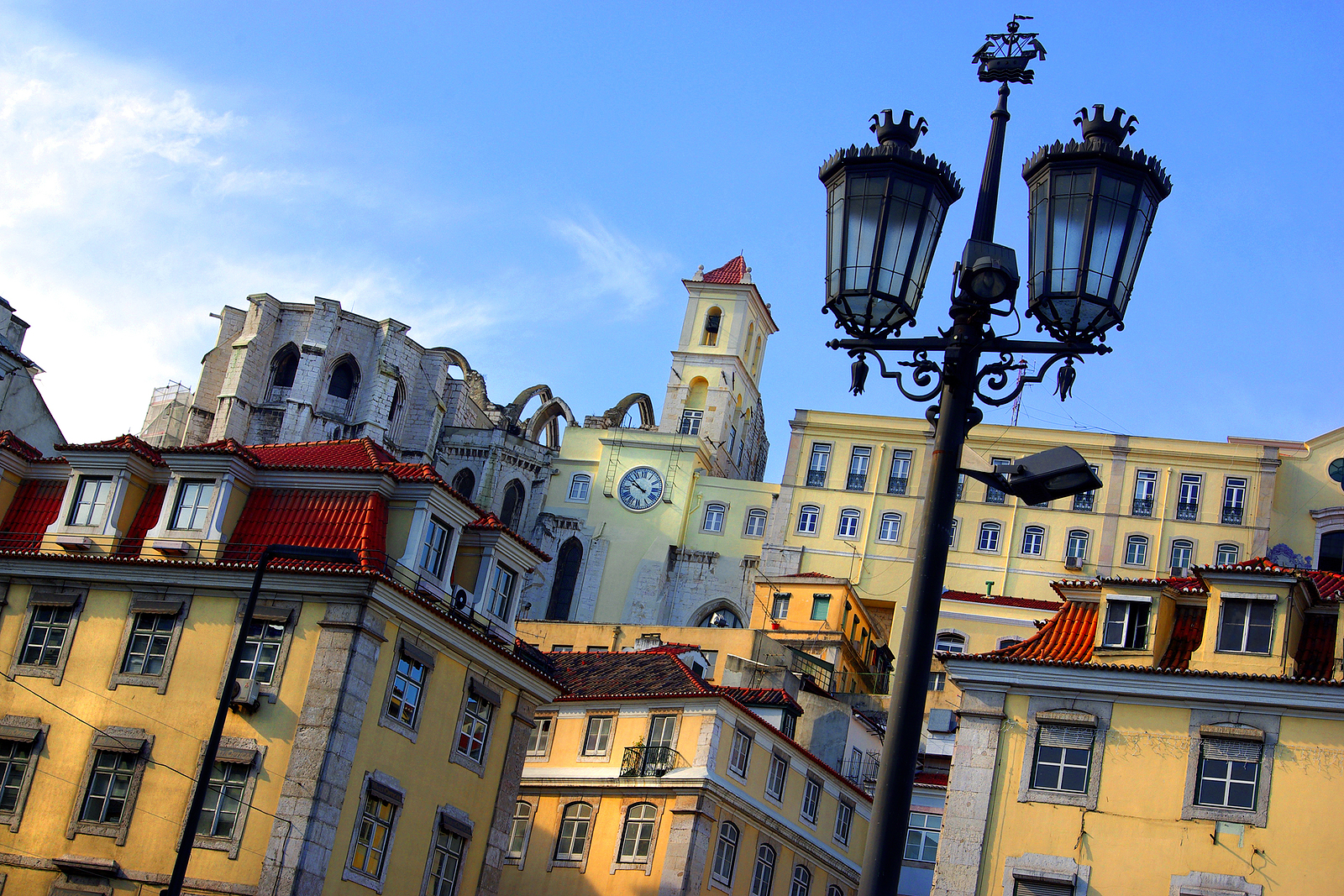 Photo of old-town Lisbon, Portugal.