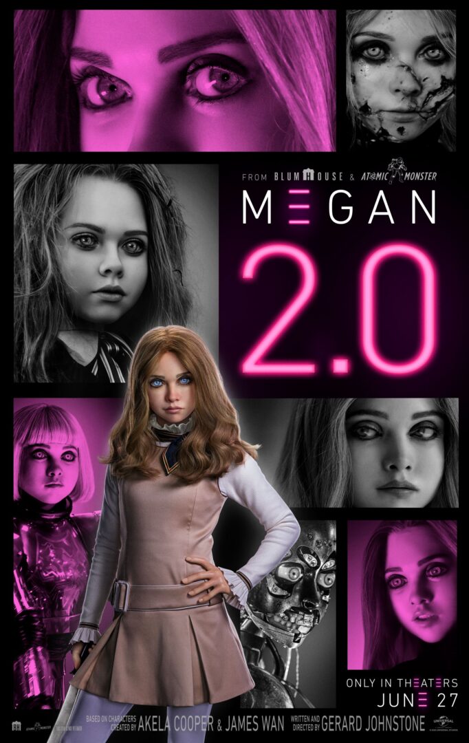 Movie poster for M3GAN 2.0.